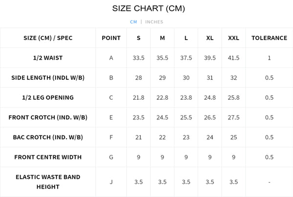 Greenproof Designs Boxer Size Chart